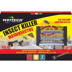 Weitech elektromos rovarcsapda, 60 m2 területre, 6 db/krt