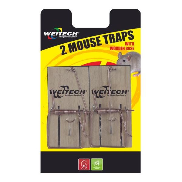 Weitech Egércsapda, fa 2 db-os (30db/krt)
