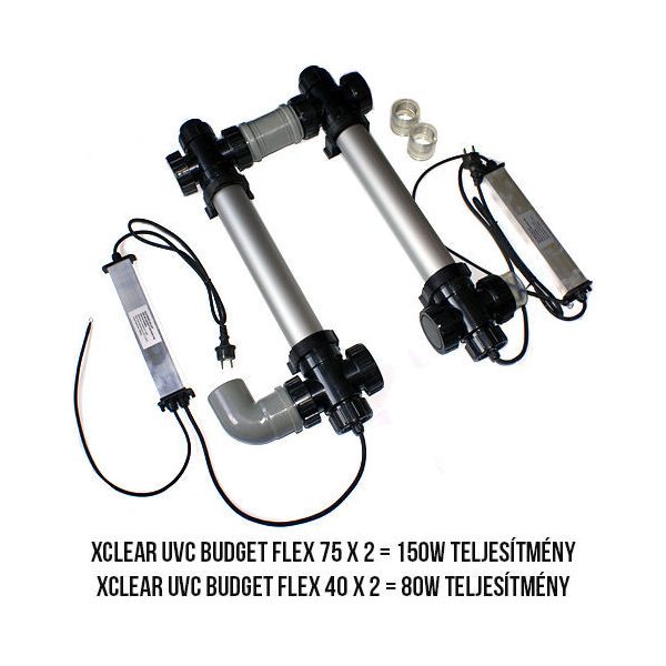 Xclear Flex UV-C T5 75 watt lámpa rozsdamentes acél burkolattal