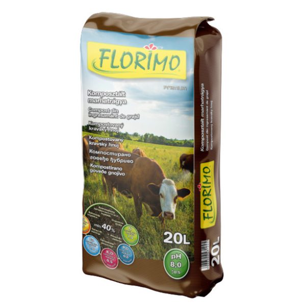 Florimo 20 l komposztált marhatrágya - ültetéshez, trágyázáshoz
