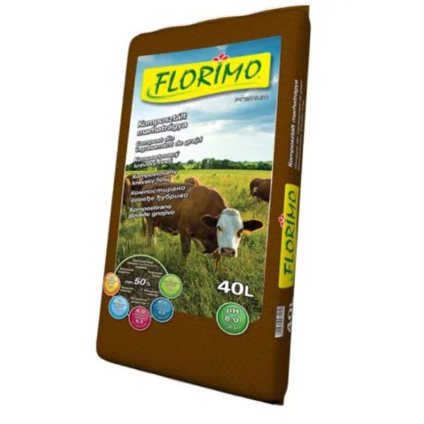 Florimo 40 l komposztált marhatrágya - ültetéshez, trágyázáshoz