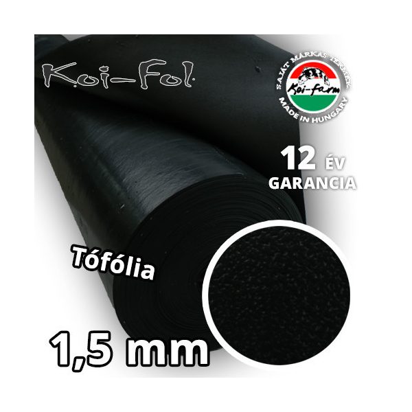 Koi-Fol Lágy PVC Tófólia 1,5 mm ár /m2 méretre