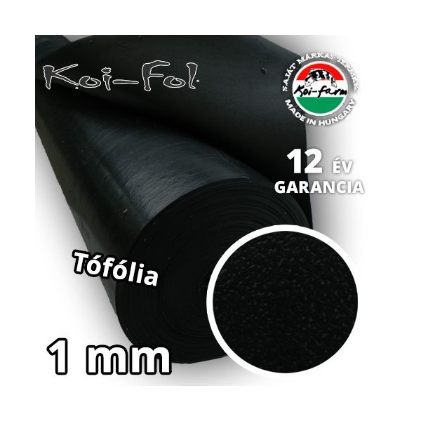 Koi-Fol Lágy PVC Tófólia 1 mm + GEOTEXTILIA ár /m2 méretre