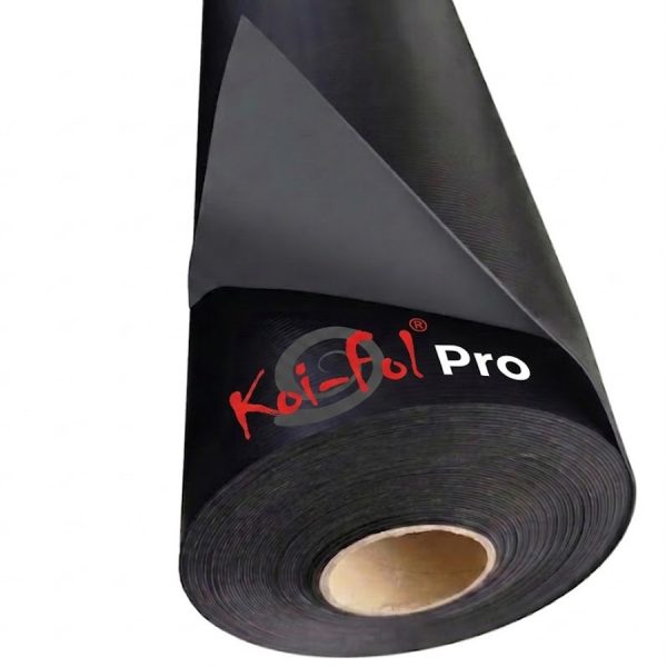 Koi-Fol Pro PVC-P 2 mm Tófólia / Mélyépítő fólia sötét szürke ár/m2 teljes tekercs