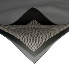   Koi-Fol Pro PLUS 1,5 mm szöveterősítéses Tófólia / Mélyépítő fólia Sötét szürke ár/m2 teljes tekercs