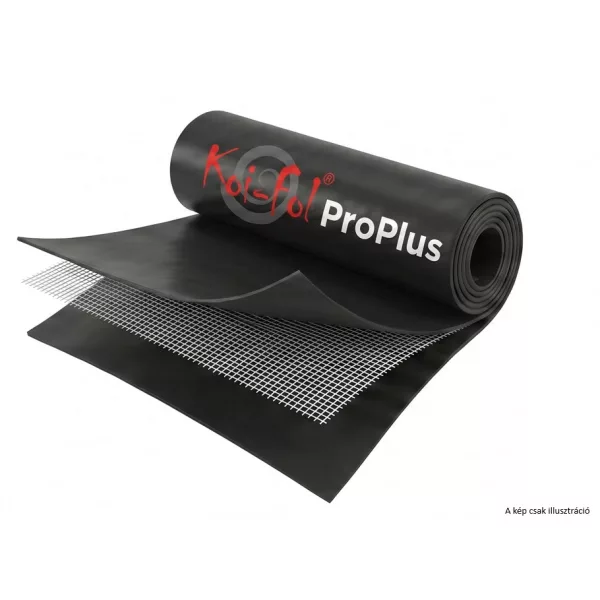 Koi-Fol Pro PLUS 1,5 mm szöveterősítéses mintás Tófólia / Mélyépítő fólia világos szürke ár/m2 méretre