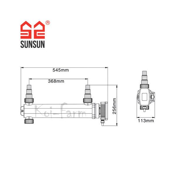 SunSun CUV-336 UV-C előszűrő 36 W