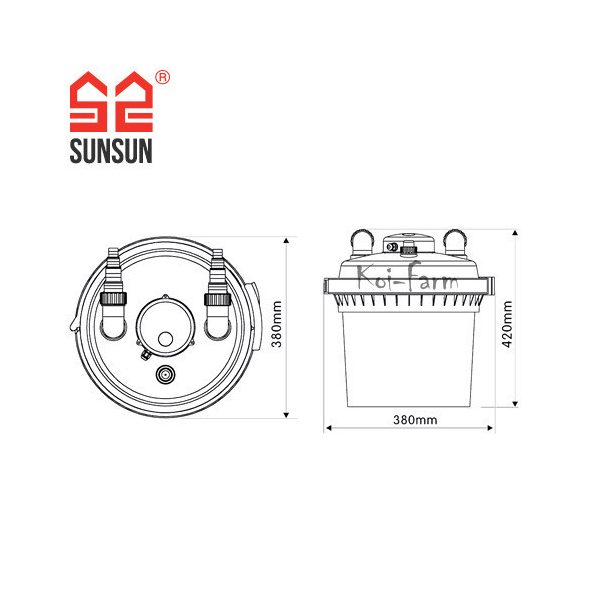 SunSun CPF-280 nyomásszűrő