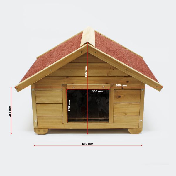 Sun szigetelt macskaház A