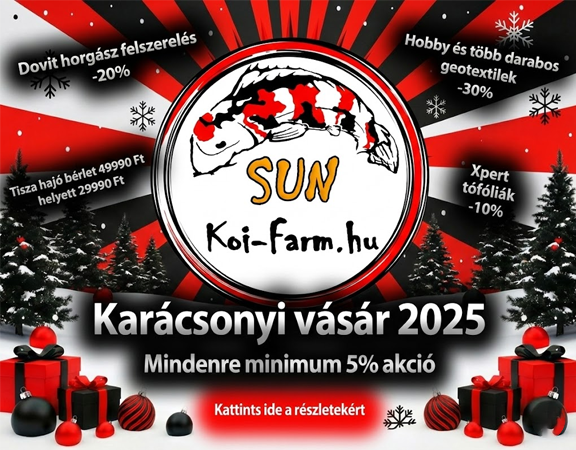 Karácsonyi Vásár Főbanner - Sun Koi Farm