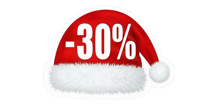 -30% Mikulás matrica