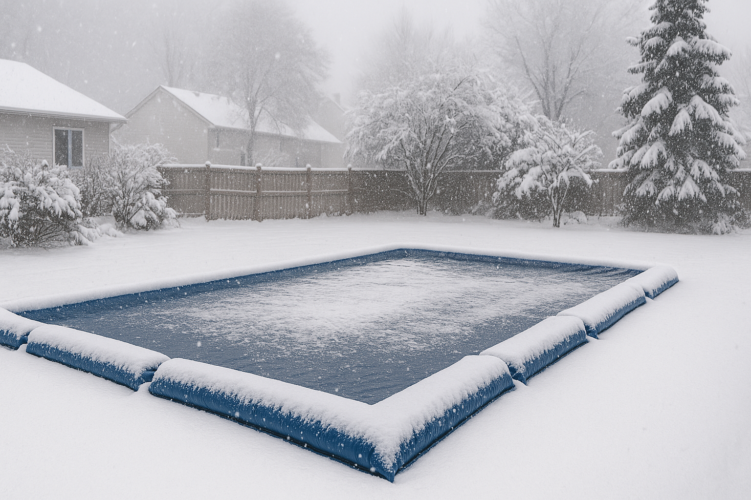 Medence téliesítése