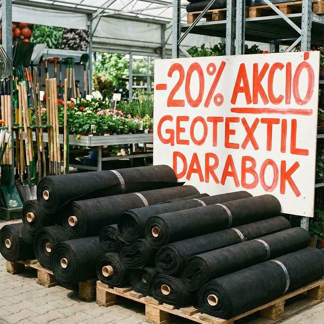 Akciós geotextil darabok -20%