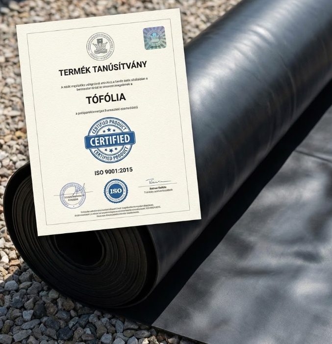 Tófólia terméktanúsítvány