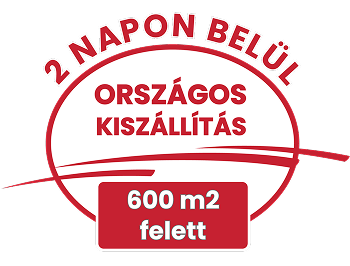 Országos kiszállítás 600 m2 felett